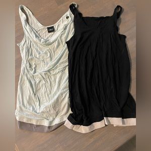 VSX cowl neck workout tanks size xs